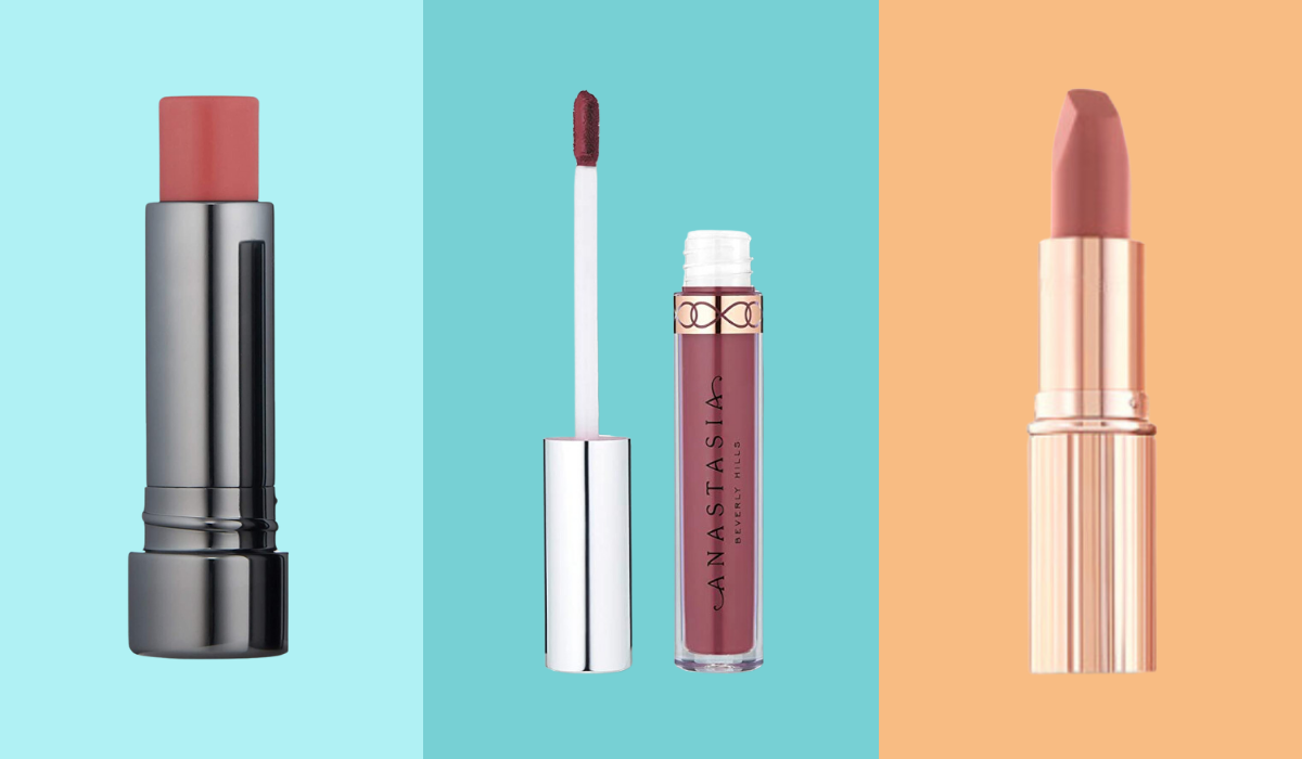 Three universally-flattering lipsticks in pinkish tones
