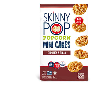 <p><strong>SkinnyPop</strong></p><p>amazon.com</p><p><a href="https://www.amazon.com/dp/B01MTVHZ6L?tag=syn-yahoo-20&ascsubtag=%5Bartid%7C10055.g.26630133%5Bsrc%7Cyahoo-us" rel="nofollow noopener" target="_blank" data-ylk="slk:Shop Now;elm:context_link;itc:0;sec:content-canvas" class="link ">Shop Now</a></p><p>“This is a staple in my home!” says Sassos. “They have the perfect touch of cinnamon spice and are free from artificial ingredients.” One serving (20 "cakes"!) has 3 grams of protein, 4 grams of fiber and 3 grams of sugar.</p>