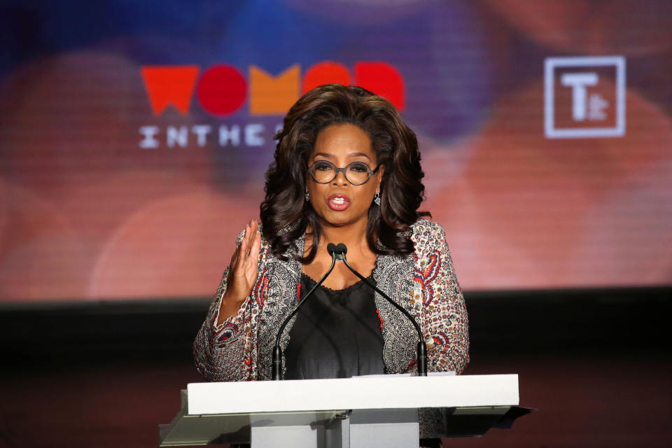 Oprah Winfrey's foundation focuses on education. (REUTERS)