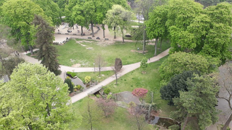 Le jardin du Trocadéro (Paris 16ᵉ), un espace vert à couvert végétal diversifié. Serge Muller, Fourni par l'auteur