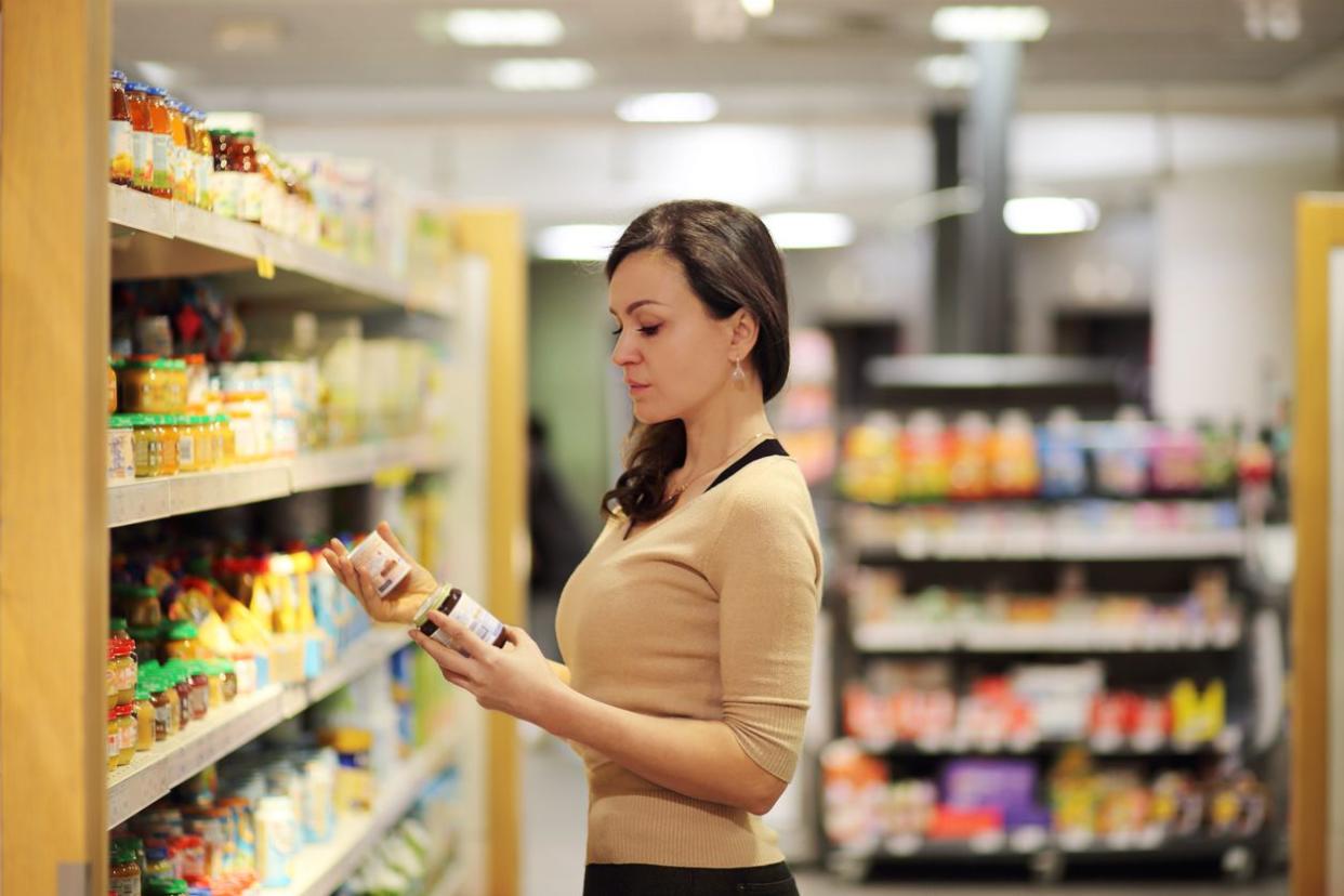 Women choosing supplements