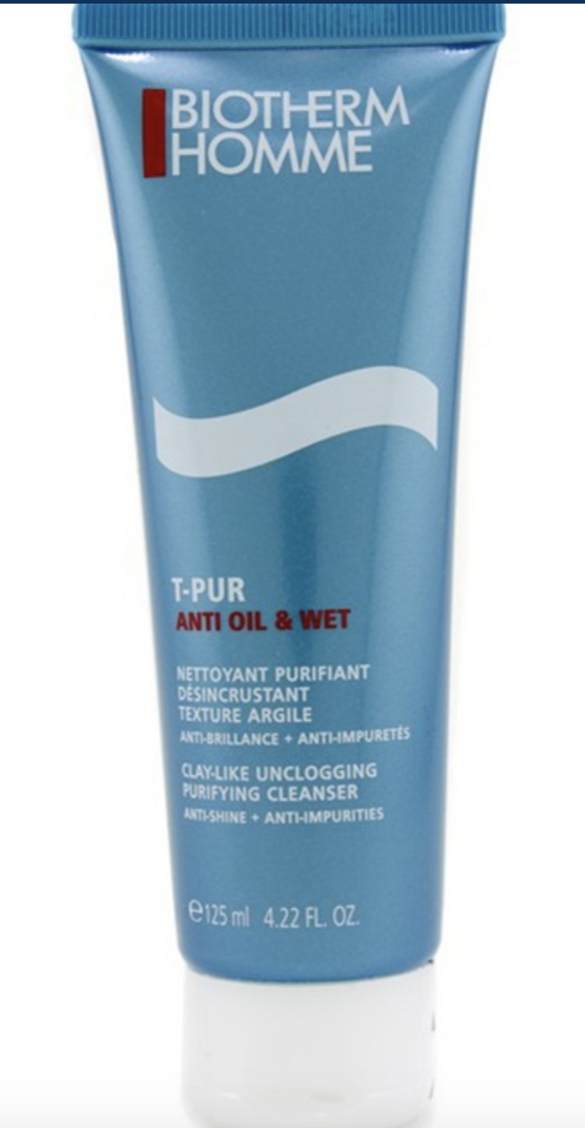 PHOTO: Zalora. BIOTHERM Homme T-Pur Clay-Like Unclogging Purifying Cleanser 125ml