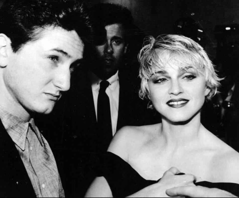 Sean Penn und Madonna 1990