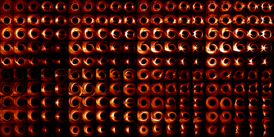 UA’s Chi-kwan Chan created these possible images of Sagittarius A* using ray tracing to try to predict what black holes look like as part of the Event Horizon Telescope Collaboration.