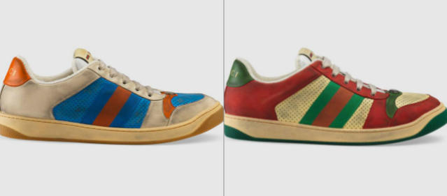 compromiso Escribe email Pigmalión Critican a Gucci por vender tenis sucios en casi 900 dólares