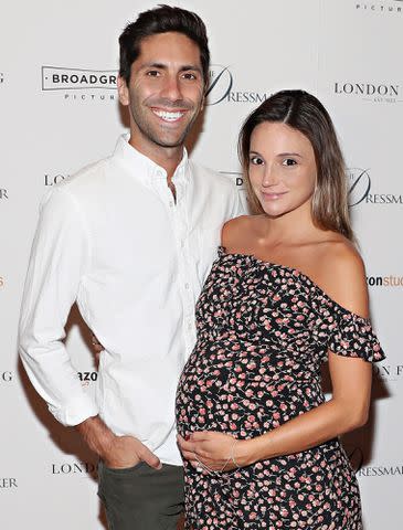 <p>Cindy Ord/Getty</p> Nev Schulman and Laura Perlongo attend as London Fog presents a New York special screening of 'The Dressmaker' on September 16, 2016.