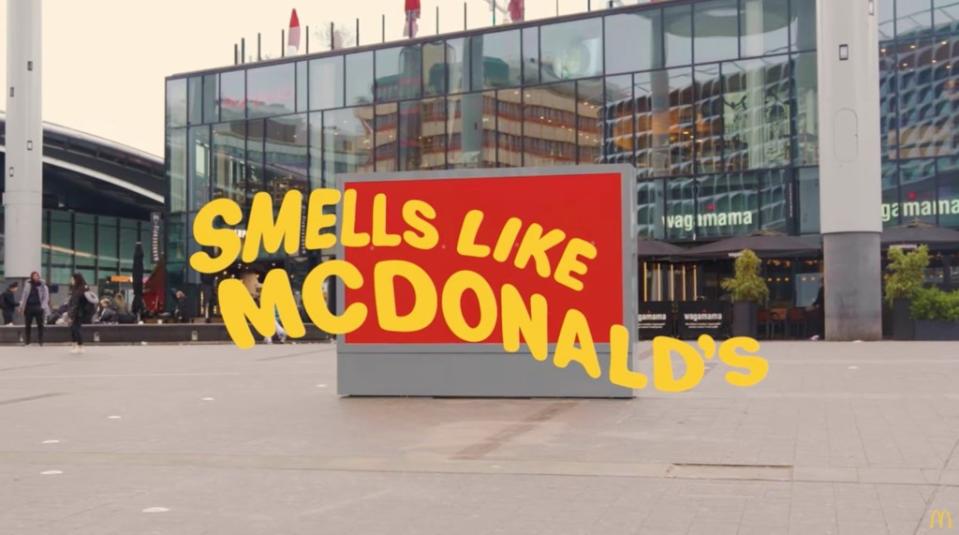 They’re like high-octane hummingbird feeders for the nose. YouTube / , McDonald's Nederland