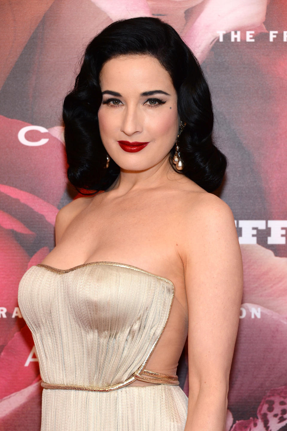 Burlesque star Dita Von Teese was married to shock rocker Marilyn Manson for just over a year before she <a href="http://www.people.com/people/article/0,,20005731,00.html" target="_blank">filed for divorce in January 2007</a>. Von Teese moved out on <a href="http://www.thehollywoodgossip.com/2007/04/dita-von-teese-on-love-marilyn-manson-nudity-etc/" target="_blank">Christmas Eve amid allegations</a> that Manson was having an affair with Evan Rachel Wood, then 19 years old. "I left with nothing. I knew that there was an inappropriate relationship going on in [my home], and I didn't want any part of it around to remind me," <a href="http://www.thehollywoodgossip.com/2007/04/dita-von-teese-on-love-marilyn-manson-nudity-etc/" target="_blank">she said</a>. "I didn't want that sofa. I didn't want that bed."