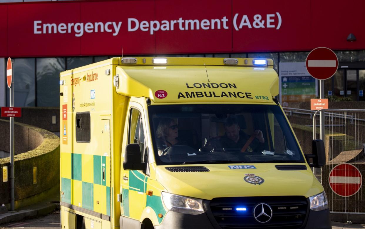 Ambulance at A&E - Tolga Akmen/Shutterstock