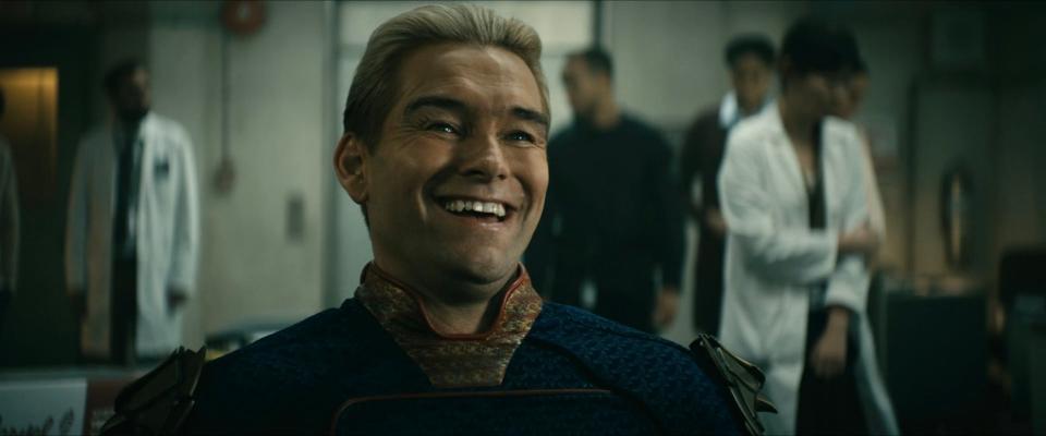 Antony Starr as Homelander in season four, episode four of "The Boys."