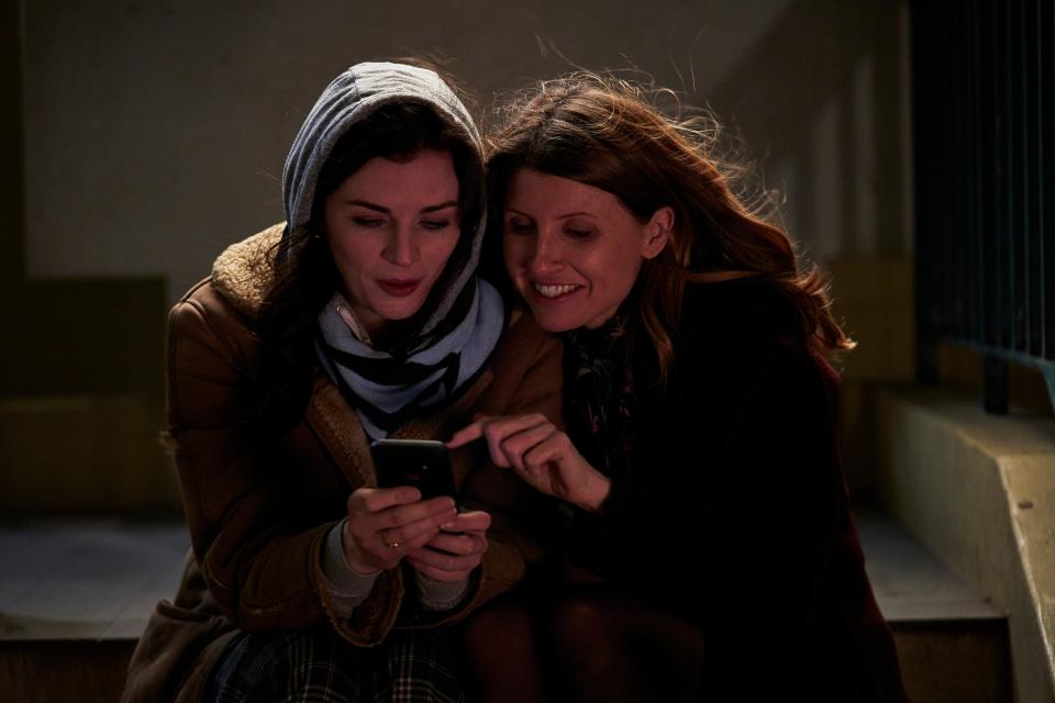 Aisling Bea and Sharon Horgan in This Way UpMerman/Channel 4