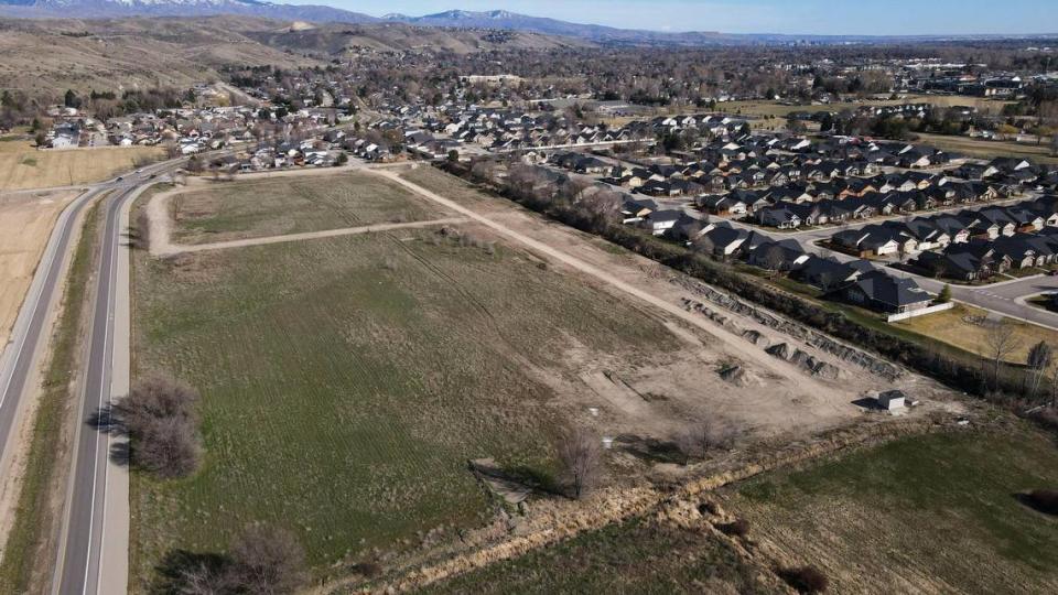 A proposed three-phase development near Hill Road in Northwest Boise has received pushback for years. Pictured is the site where single-family homes, townhomes and apartments are planned to be built.