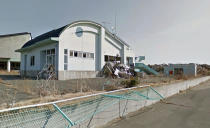 Screenshot from Google Maps shows the nuclear no-go zone where former residents have been unable to live because of the radiation spewing from the Fukushima Dai-ichi nuclear power plant.