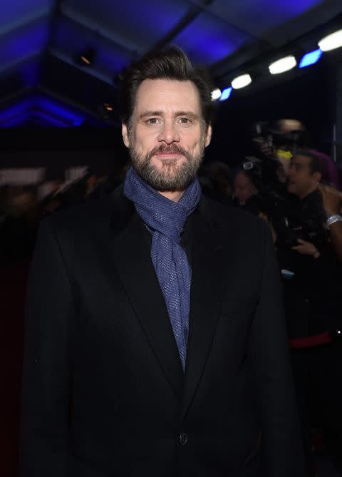 Note to self: THIS is the real Jim Carrey, pictured in February 2015. Photo: Getty Images