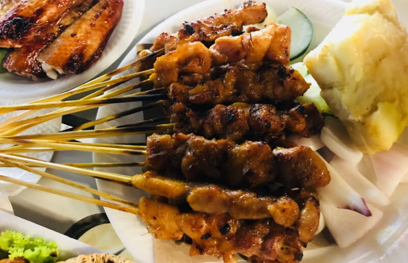 TKR Yummy Chicken Wing Satay - satay