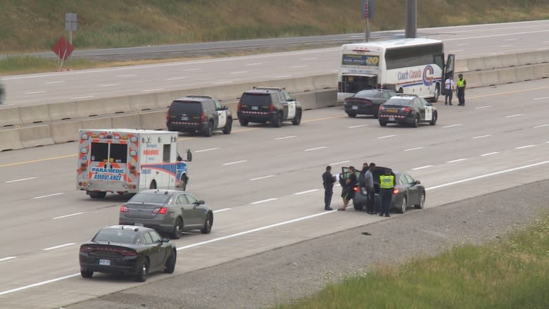 Hwy. 407 crash involving coach bus leaves 3 people dead