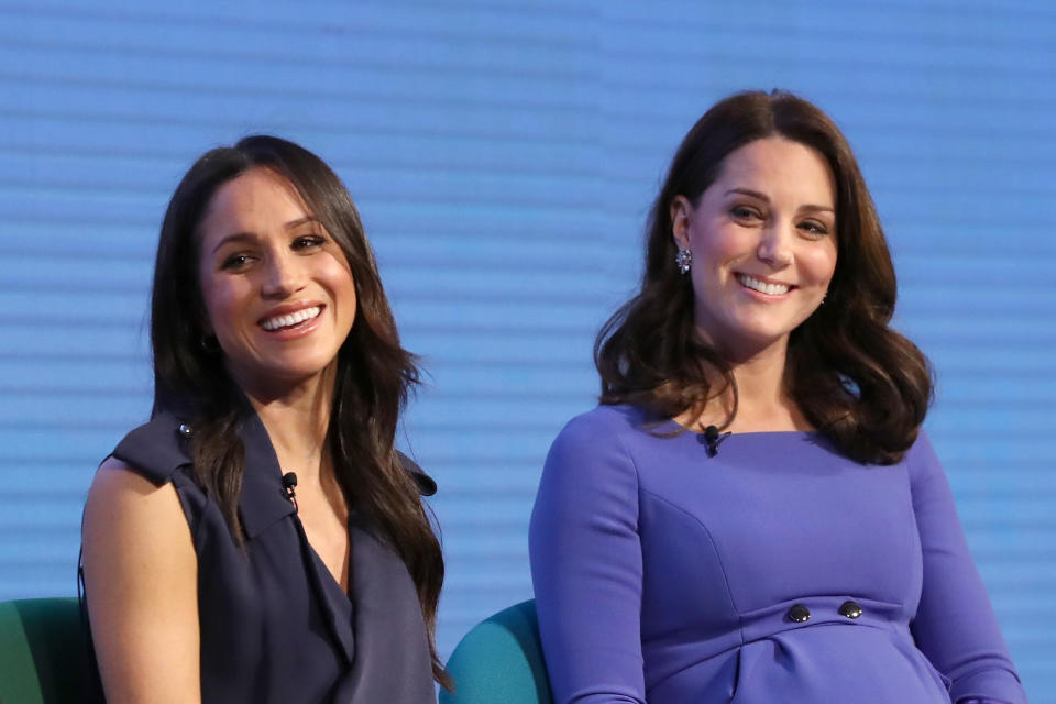 Does the royal family treat Meghan Markle differently than Kate Middleton? Photo: Getty Images