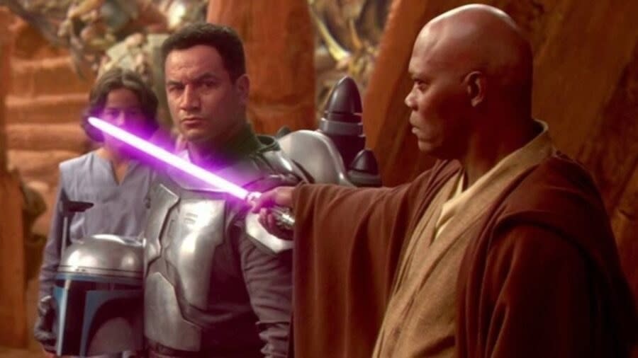 Samuel L. Jackson in Attack of the Clones