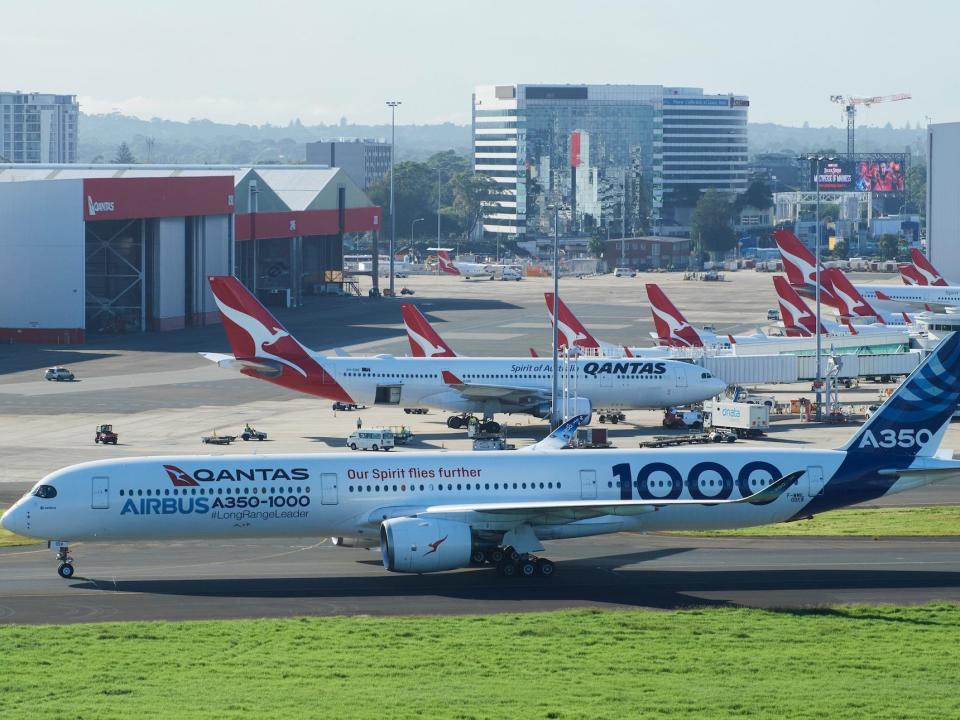 Qantas A350-1000.