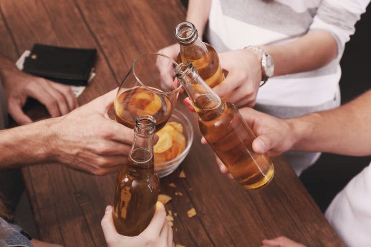 <span class="caption">As many as half of all sexual assault cases involve alcohol.</span> <span class="attribution"><a class="link " href="https://www.shutterstock.com/download/success?src=C2pqJ83JRknmYpURLXb3Mw-1-9" rel="nofollow noopener" target="_blank" data-ylk="slk:Shutterstock;elm:context_link;itc:0;sec:content-canvas">Shutterstock</a></span>