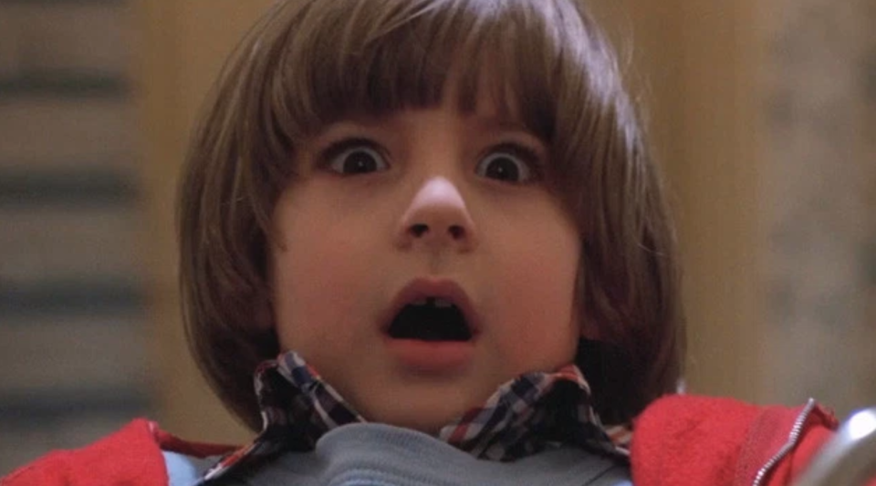 Danny Lloyd as Danny Torrance in Kubrick’s movie (Credit: Warner Bros)