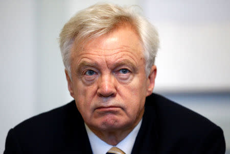 Conservative MP David Davis, former Secretary of State for Exiting the European Union, attends the launch of A Better Deal in London, Britain, December 12, 2018. REUTERS/Henry Nicholls