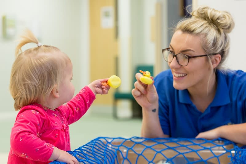 A staff member at one of the Happy Days nurseries. Photo: Happy Days