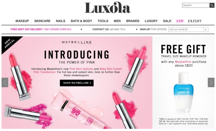 Luxola brings in another $3 million to current funding round, pushing expansion in Southeast Asia