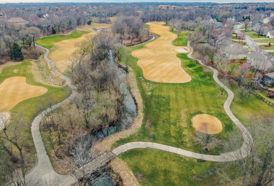 Negro Creek flows for just a few miles from Overland Park, through Ironhorse Golf Course in Leawood and into the Blue River in Missouri.