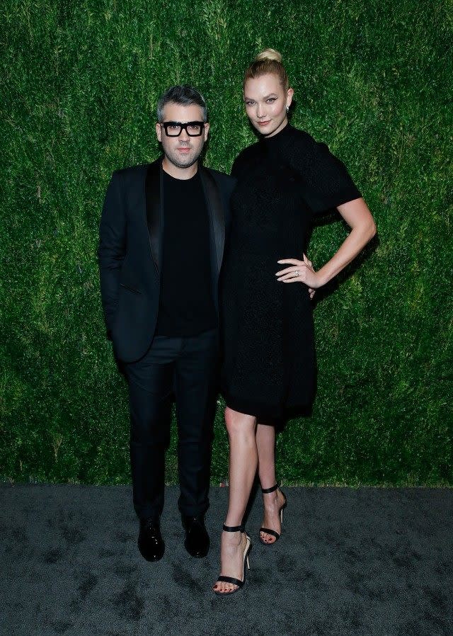 Brandon Maxwell and Karlie Kloss