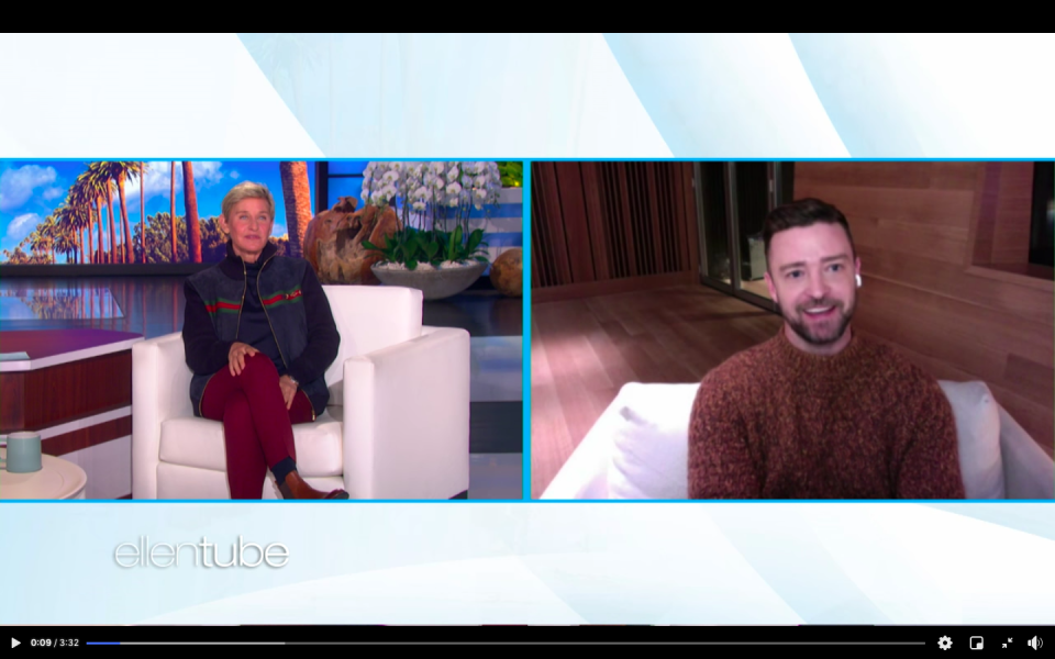 Photo credit: The Ellen Degeneres Show - YouTube