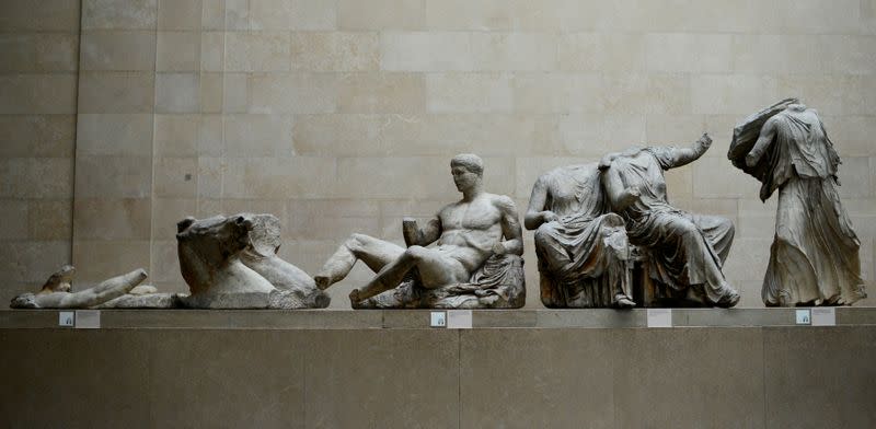 FILE PHOTO: The Parthenon Marbles are displayed at the British Museum in London