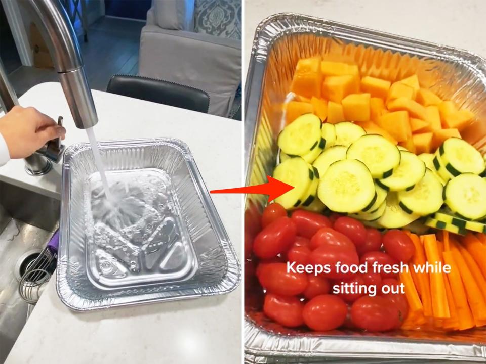 tiktok fresh food freeze hack