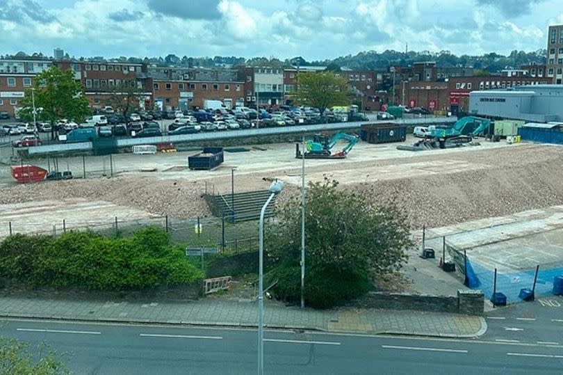 Exeter's old bus station has been completely flattened -Credit:Exeter City Council