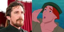 <p>A decade before he first wore a bat suit and stole our hearts doing so, Christian Bale voiced John Smith’s sidekick Thomas in the 1995 classic. Another big name you probably didn’t realize was in the cast? Mel Gibson, who voiced none other than John Smith.</p>