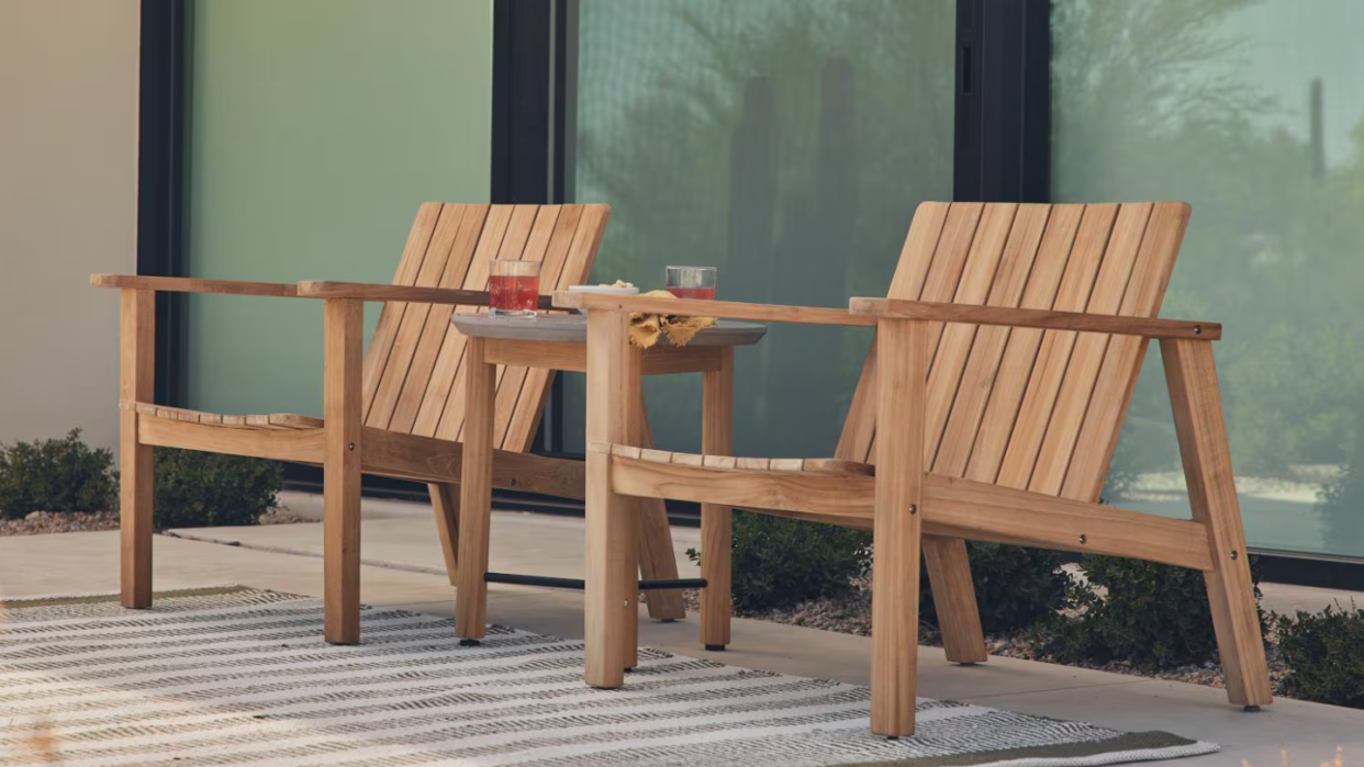 neighbor outdoor furniture adirondack chair set