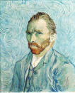 “Self Portrait 1889″ by Vincent van Gogh.