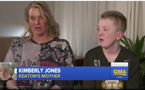 Keaton Jones Facebook bullying in Confederate flag - Credit: ABC