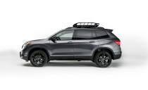 <p>Snappier duds aside, the Passport is little more than a truncated Pilot. The two SUVs share a 111.0-inch wheelbase, and Honda simply lopped 6.5 inches from the Pilot's length (mostly from the rear overhang) and removed the third-row seat.</p>