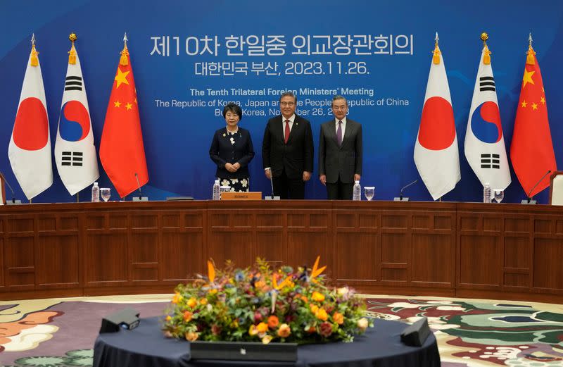 10th trilateral foreign ministers' meeting in Busan