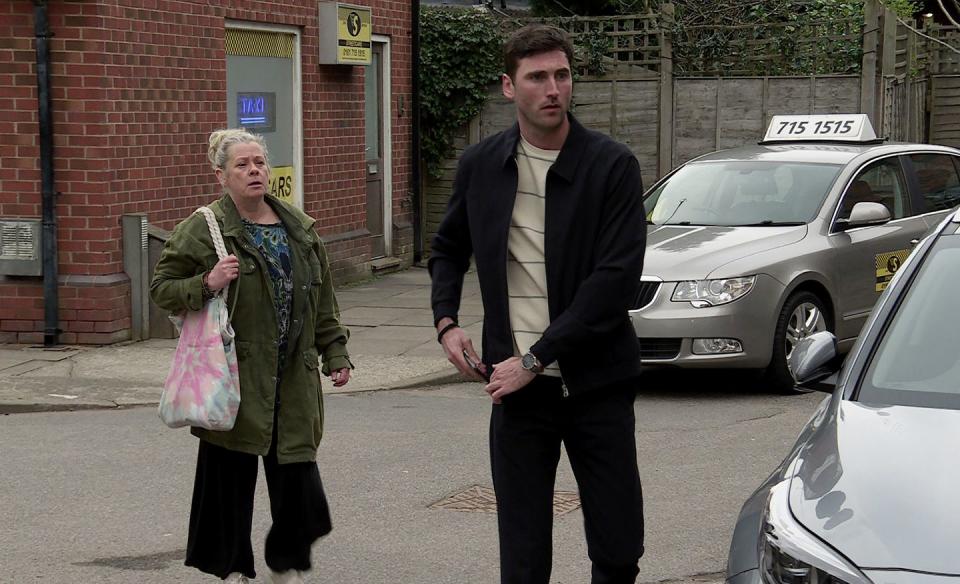 bernie winter and kit green in coronation street