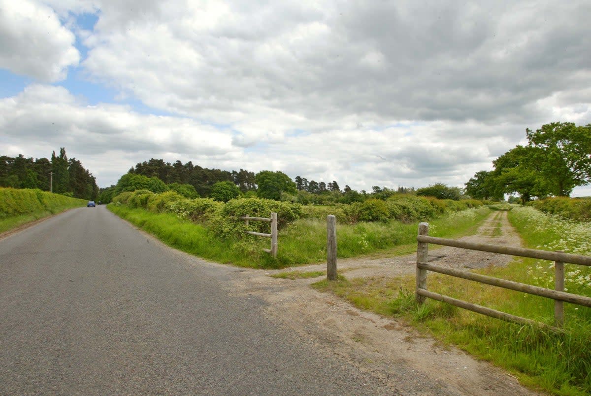 Cley Road leading to Swaffham, where the body was found (Albanpix/Shutterstock)