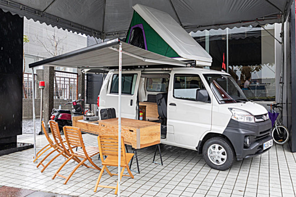 中華汽車同步與大中車屋合作推出不同形式的露營車選項。(圖片來源/ 中華汽車)