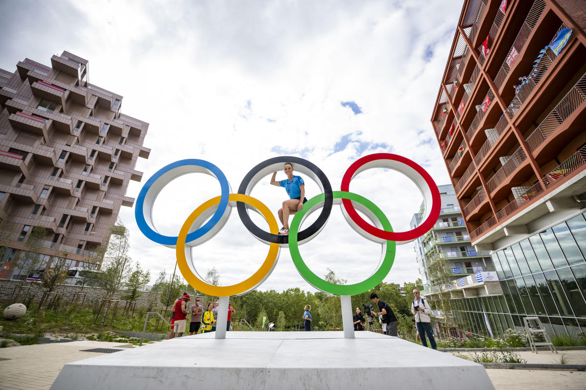 Cardboard beds in Paris and a Tahitian cruise ship paradise Athletes