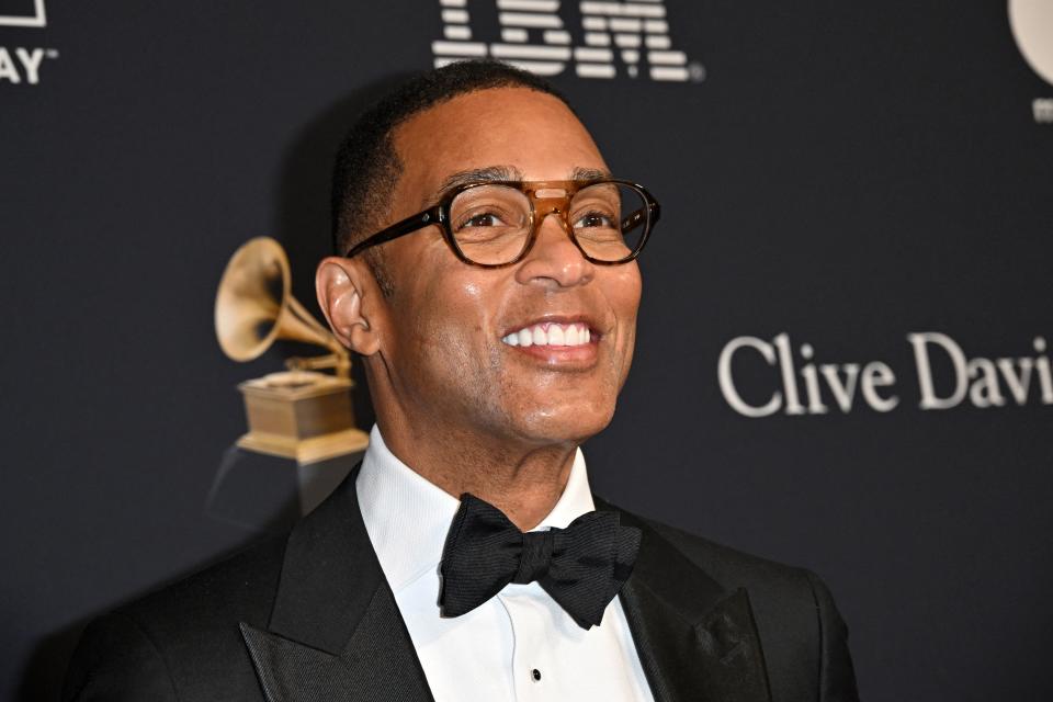 Don Lemon, pictured at the Clive Davis pre-Grammy gala on Feb. 3, was fired by Elon Musk after an interview for "The Don Lemon Show," a comeback program for the former CNN host after he was fired by the cable network last year.