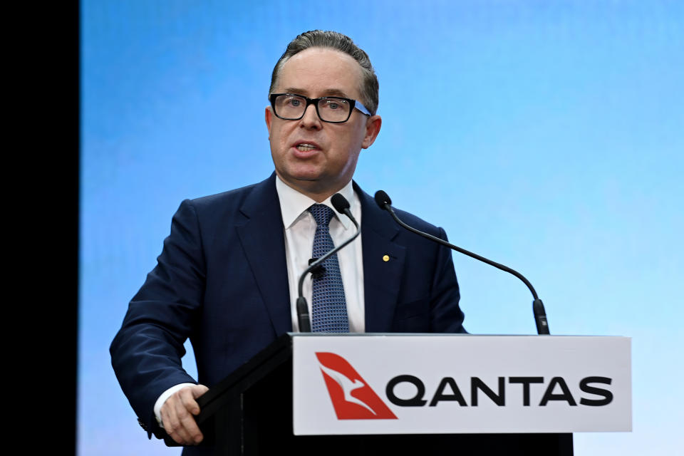 Qantas Group CEO Alan Joyce and the board have handed execs juicy bonuses. Source: AAP