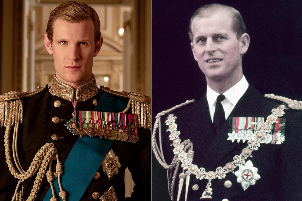 Matt Smith and young Prince Philip