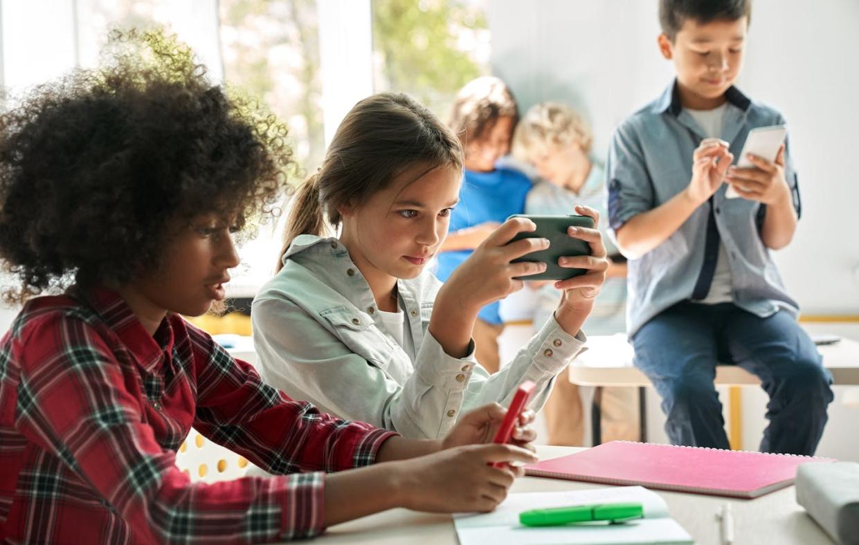 Efforts to ban smart phones in classrooms are well intentioned and seek to support youth, but research supporting these practices is still unsettled. (Shutterstock)