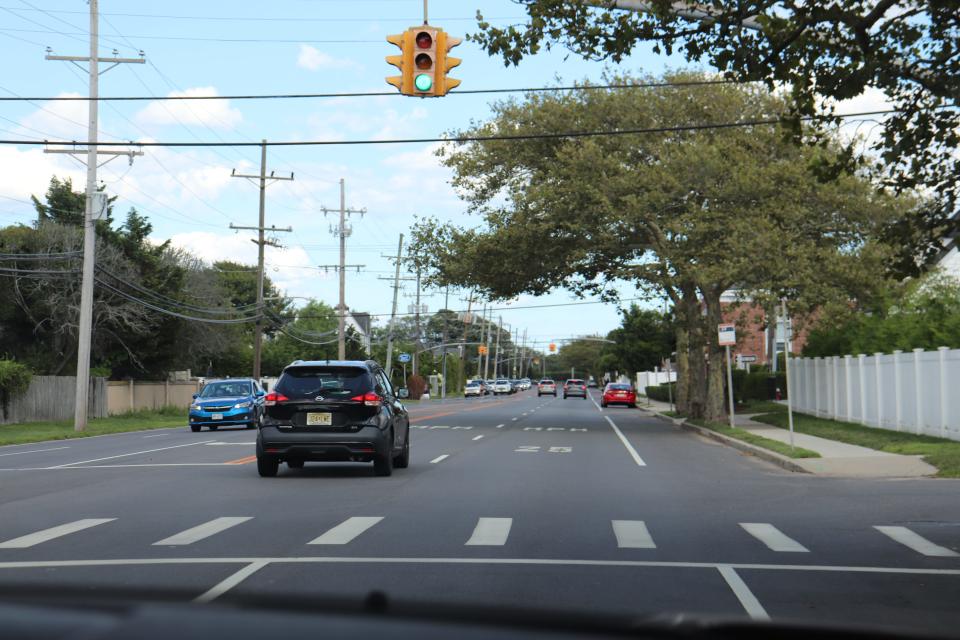 Driving through Atlantic Beach