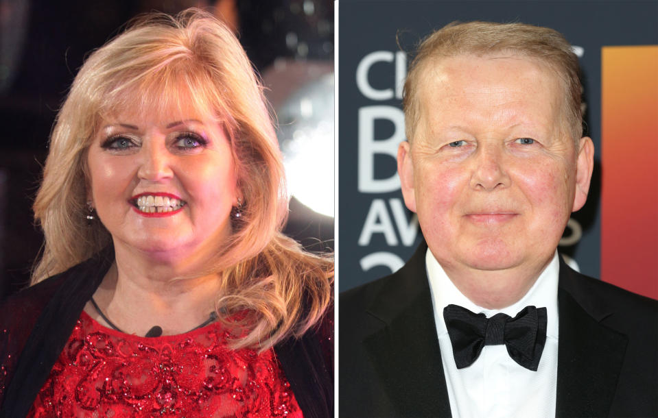 Linda Nolan and Bill Turnbull who are among the celebrities with cancer who have joined NHS doctors in urging the public to come forward for important checks.